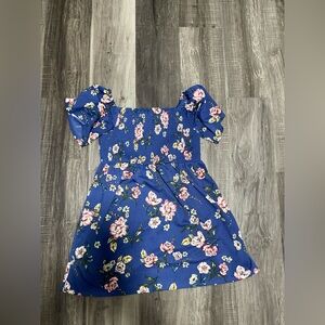 XHILIRATION BLUE MINI FLOWERS DRESS WOMEN SIZE X LARGE